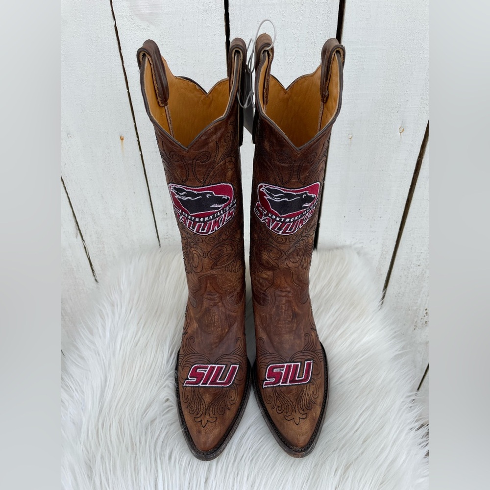 Women’s college game day boots 
Southern Illinois Salukis
Size 7.5